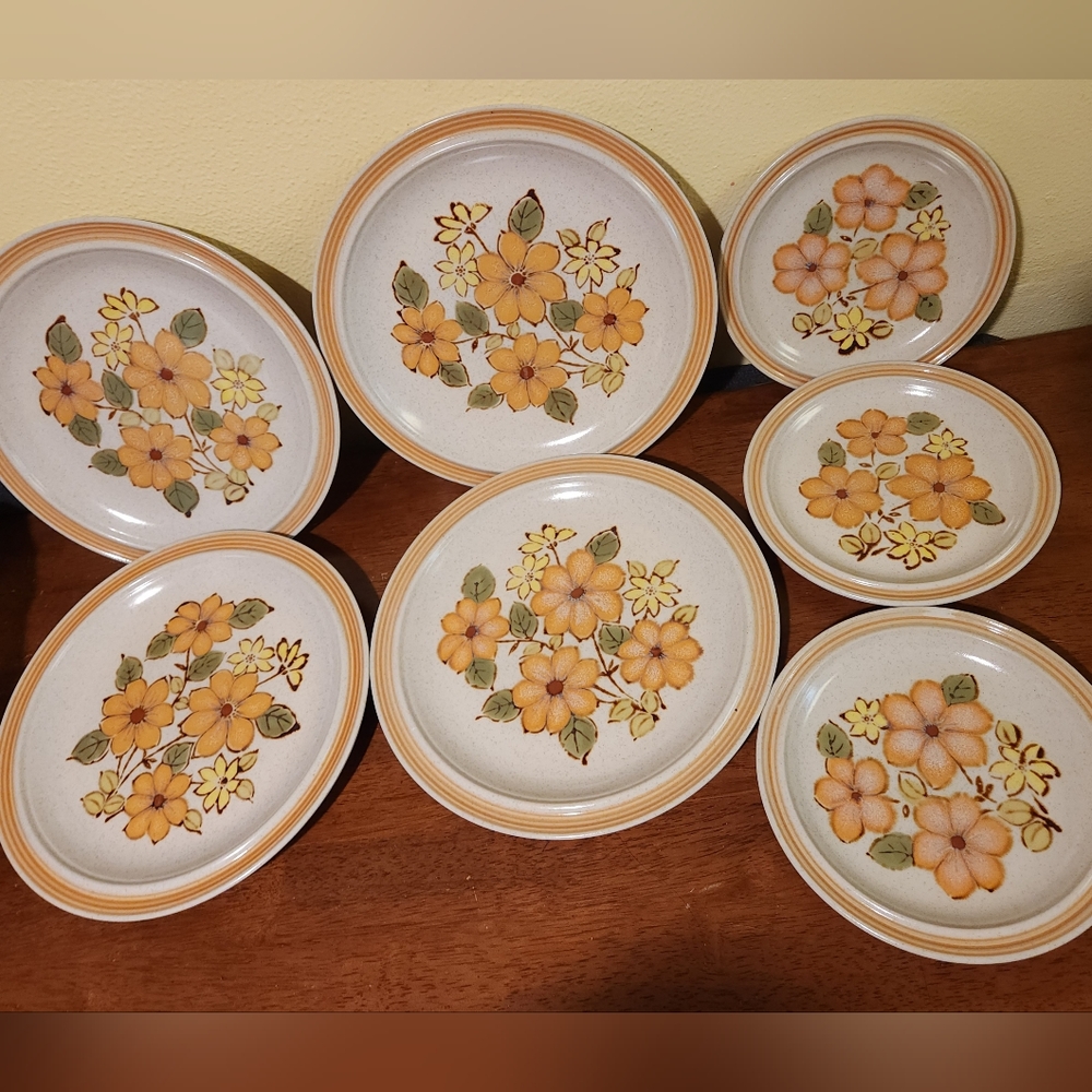 Vintage 1960s International China Kilncraft "PEKO" Set JAPAN #SY6040